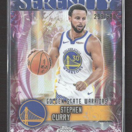 2025 Topps Chrome Serenity Stephen Curry #SY-3 299/399