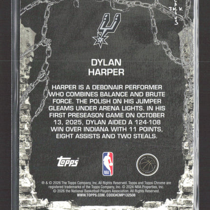 2026 Topps Chrome Cactus Jack Dylan Harper #62