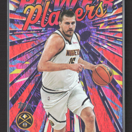 2025 Topps Power Players Nikola Jokić #PP-12 Purple 029/250