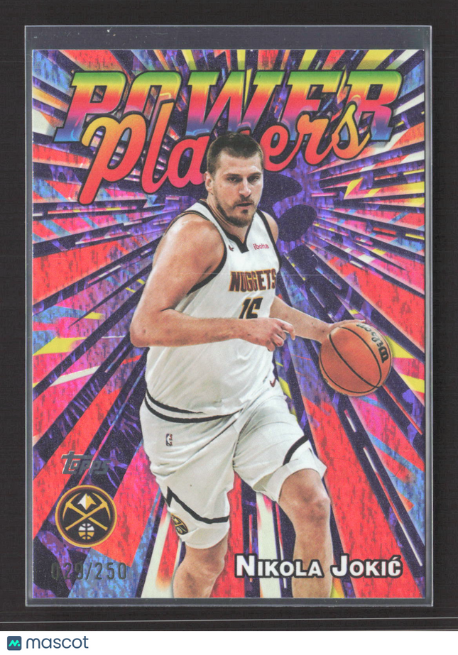 2025 Topps Power Players Nikola Jokić #PP-12 Purple 029/250