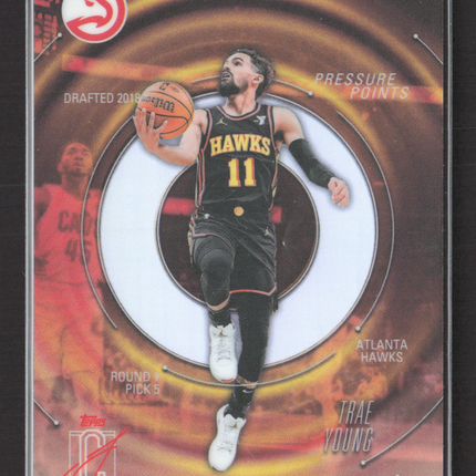 2026 Topps Chrome Basketball Pressure Points Trae Young #PP-10