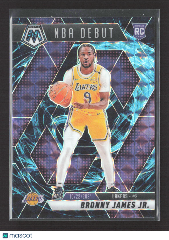 2025 Panini Mosaic Prizm Bronny James Jr. #262 RC Genesis