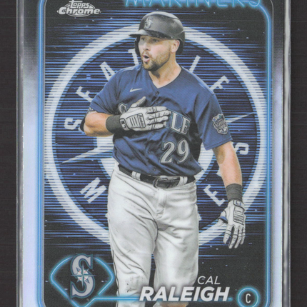 2024 Topps Chrome Cal Raleigh #119 Light Board