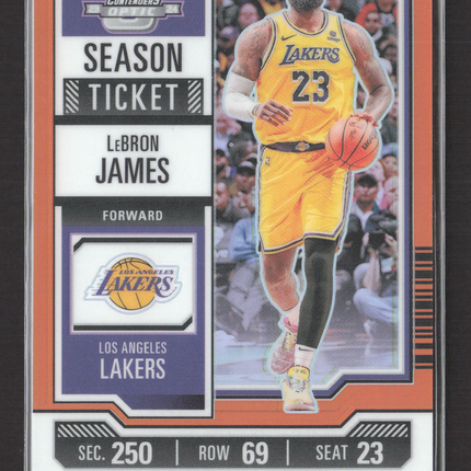 2024 Panini Contenders Optic LeBron James #90 Orange 19/49