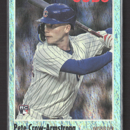 2024 Topps Archives Pete Crow-Armstrong #146 Aqua RC /75