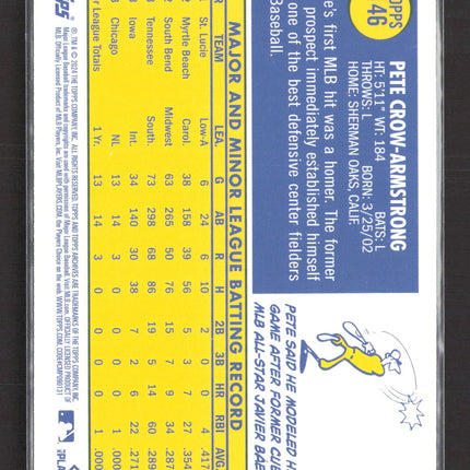 2024 Topps Archives Pete Crow-Armstrong #146 Aqua RC /75