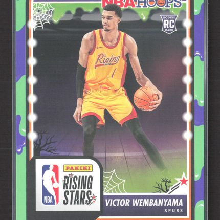 2024 Panini NBA Hoops Haunted Hoops Victor Wembanyama #282 Rising Stars Slime