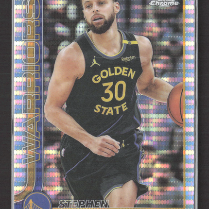 2025 Topps Chrome Stephen Curry #201 Pulsar