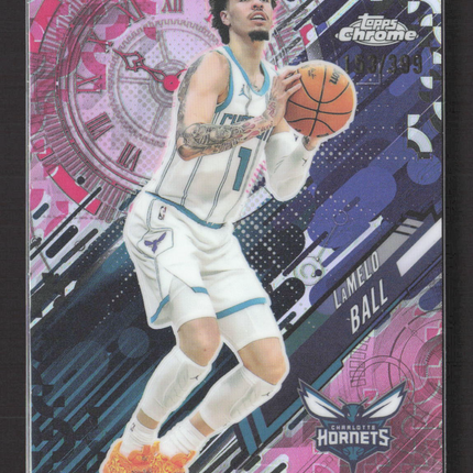 2025 Topps Chrome Go Time LaMelo Ball #GT-1 Pink 153/399