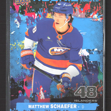 2026 Upper Deck Series 2 Rookie Class Matthew Schaefer #RC-21