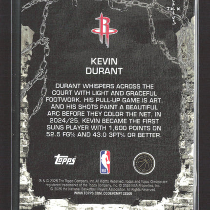 2026 Topps Chrome Cactus Jack Kevin Durant #49 Blue /150