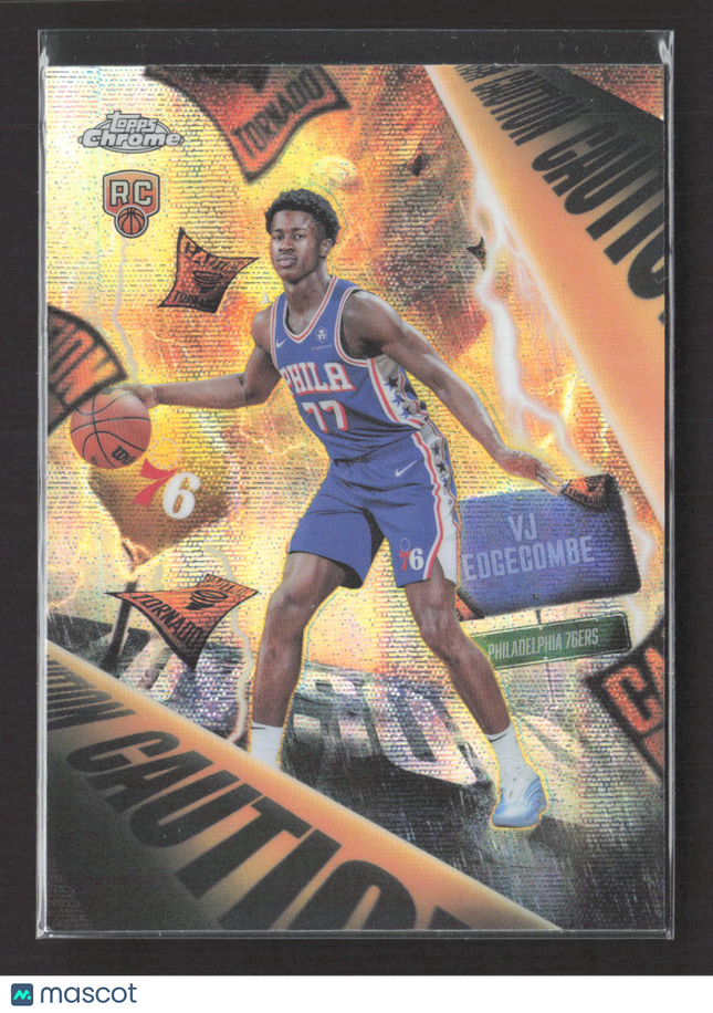 2025 Topps Chrome Basketball VJ Edgecombe #AD-3 Refractor Advisory