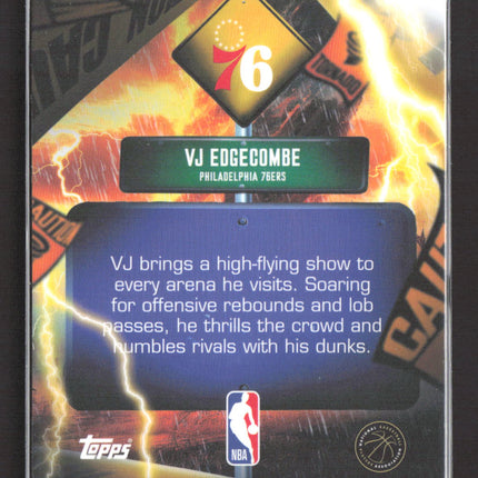 2025 Topps Chrome Basketball VJ Edgecombe #AD-3 Refractor Advisory