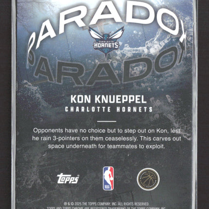 2025 Topps Chrome Paradox Kon Knueppel #PX-24 RC