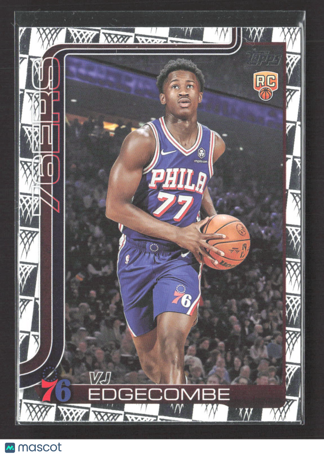 2025 Topps Flagship VJ Edgecombe #203 RC Tip Off