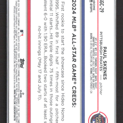 2024 Topps Chrome MLB All-Star Game Paul Skenes #ASGC-29 RC
