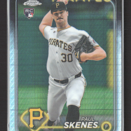2024 Topps Chrome Update Paul Skenes #USC88 Prism Refractor RC
