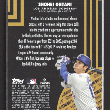2024 Topps Black Gold Shohei Ohtani #BG-1