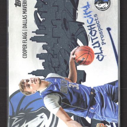 2025 Topps Clutch City Prospects Cooper Flagg #CC-1 RC