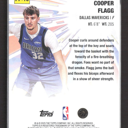 2025 Topps Power Players Cooper Flagg #PP-16 RC