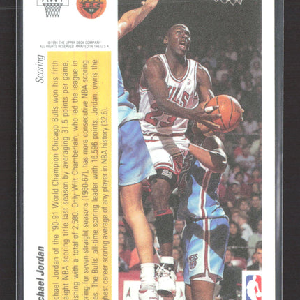 1991 Upper Deck Scoring Michael Jordan #AW1 Hologram