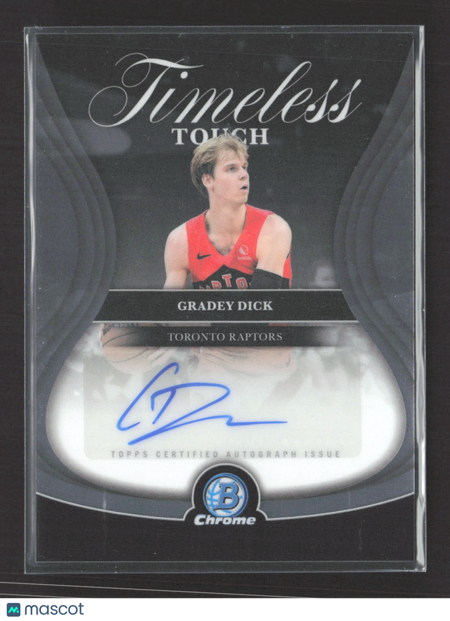 2025 Topps Bowman Chrome Timeless Touch Gradey Dick #TTA-GD  Auto
