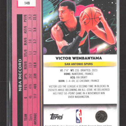 2026 Topps Cosmic Chrome Victor Wembanyama #149