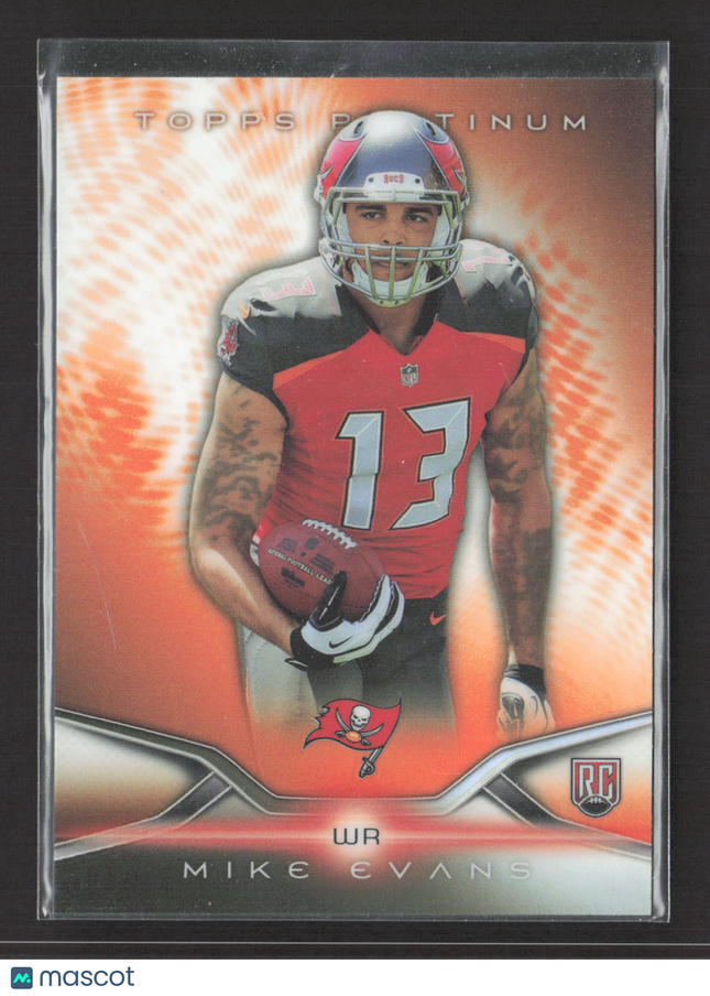 2014 Topps Platinum Mike Evans #150 RC Orange