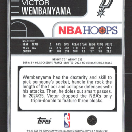 2026 Topps NBA Hoops Victor Wembanyama #30