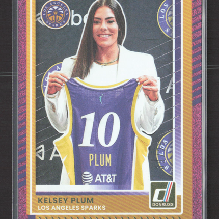 2025 Panini Donruss Kelsey Plum #12 Pink /25