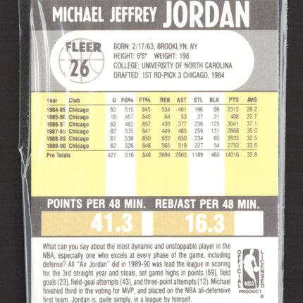 1990 Fleer Michael Jordan #26