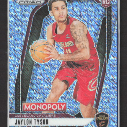 2025 Panini Prizm Monopoly Jaylon Tyson #15 Blue /10