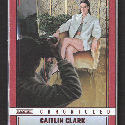 2025 Panini Chronicled Snapshots Caitlin Clark #96