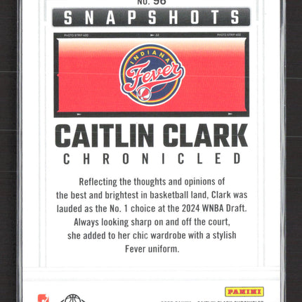 2025 Panini Chronicled Snapshots Caitlin Clark #96