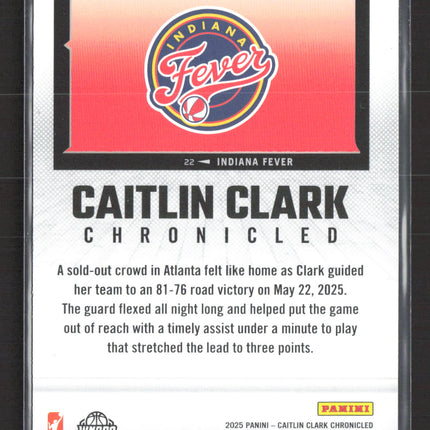 2025 Panini Chronicles Caitlin Clark #31