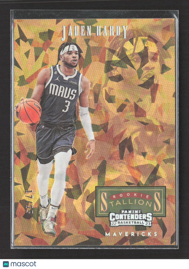 2023 Panini Contenders Rookie Stallions Jaden Hardy #16 17/25