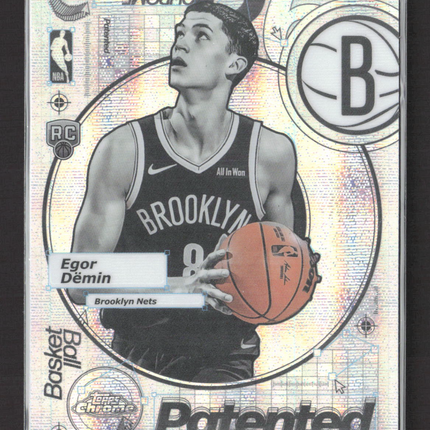 2025 Topps Chrome Patented Egor Demin #PD-23 RC