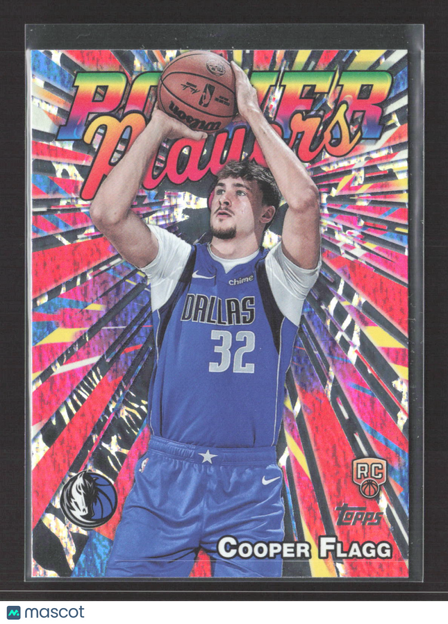 2025 Topps Power Players Cooper Flagg #PP-16 RC Holofoil