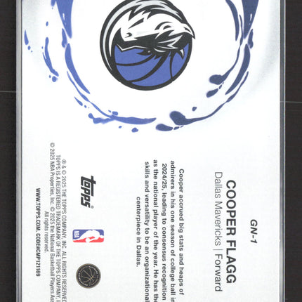 2025 Topps Generation Now Cooper Flagg #GN-1 RC