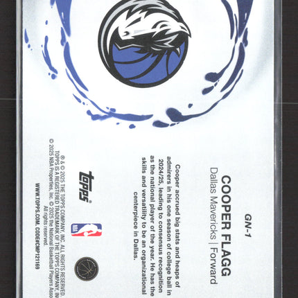 2025 Topps Generation Now Cooper Flagg #GN-1 RC
