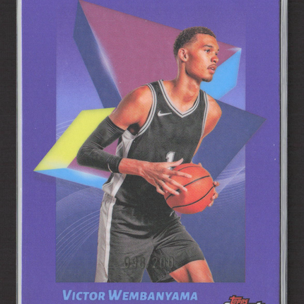 2025 Topps Finest Victor Wembanyama #83 Purple /200
