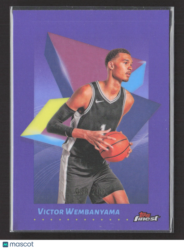 2025 Topps Finest Victor Wembanyama #83 Purple /200