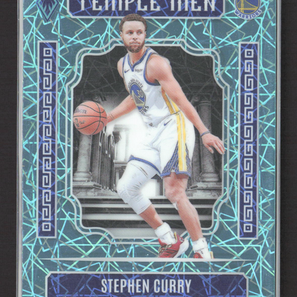 2024 Panini Phoenix Temple Men Stephen Curry #16 Teal Lazer