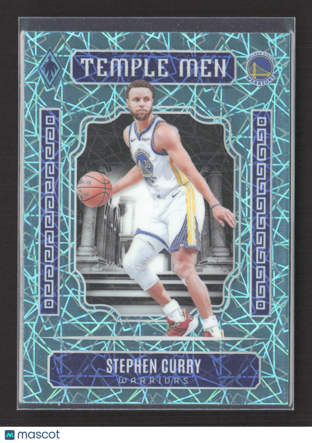 2024 Panini Phoenix Temple Men Stephen Curry #16 Teal Lazer