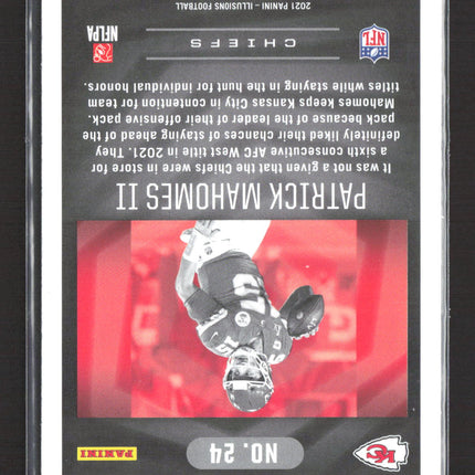 2021 Panini Illusions Patrick Mahomes II #24