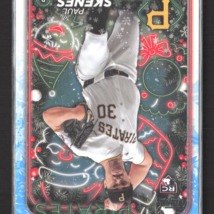 2024 Topps Holiday Paul Skenes #H165 RC