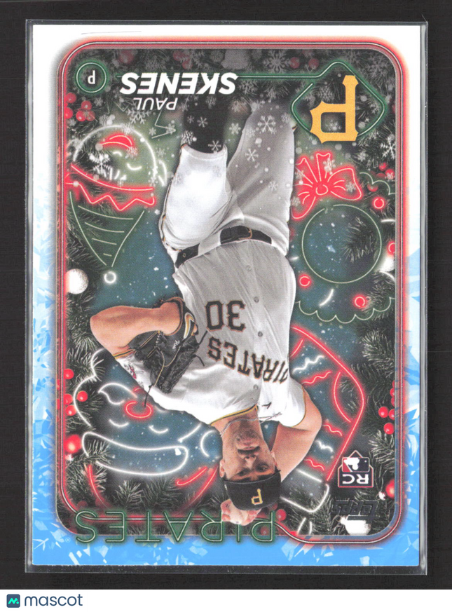 2024 Topps Holiday Paul Skenes #H165 RC