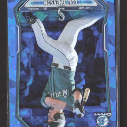 2024 Bowman Chrome Colt Emerson #BCP-108 Blue Sapphire Sapphire Refractor