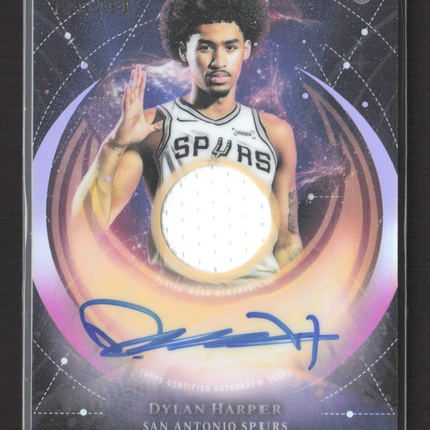 2025 Topps Midnight Dylan Harper #RJA-DH Rookie Jersey RC Auto /199