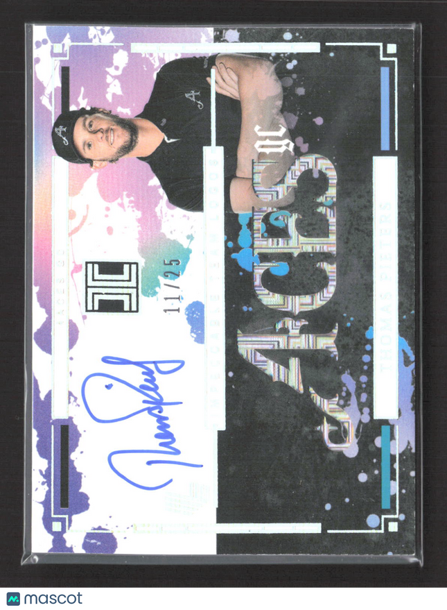 2025 Panini Impeccable LIV Golf Thomas Pieters #TLS-TP 11/25 Auto